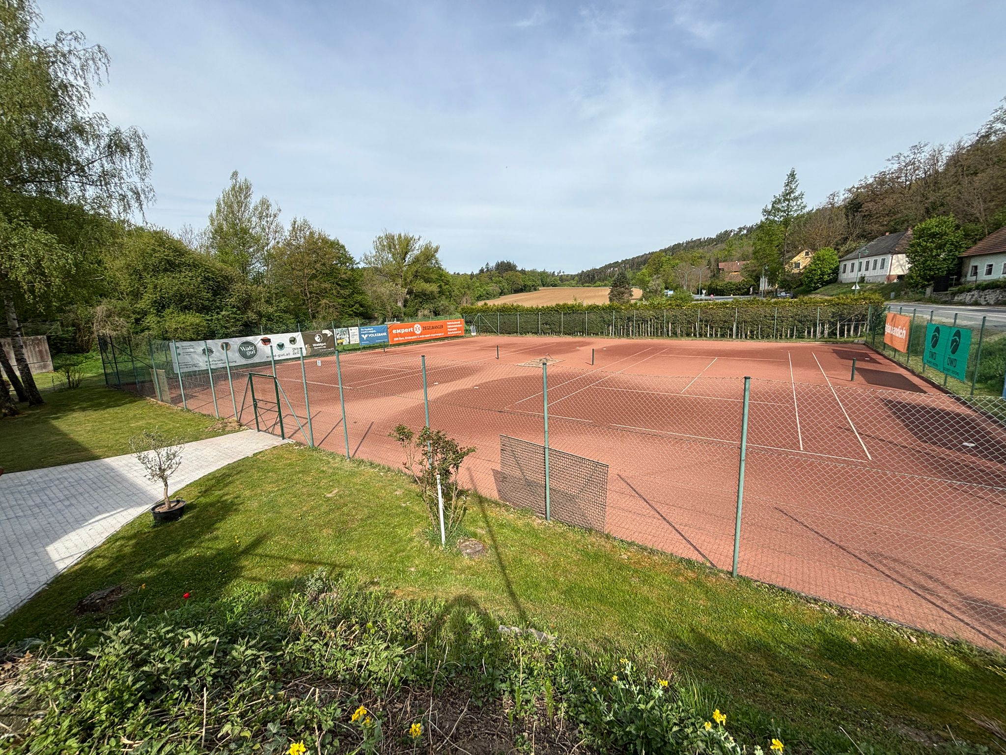 Sandplätze des Tennisclub Rosenburg